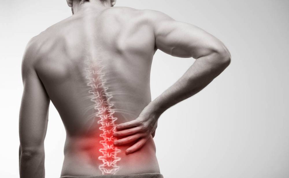 Lower back pain.