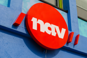 Rød NAV-logo