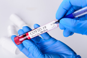 Positiv blodprøve Covid-19