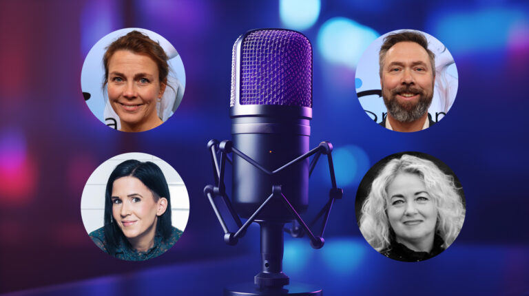 Podcast med Marte Lie Høivik, Gunnstein Bakland, Ida Vindstad og Lillann Wermskog.