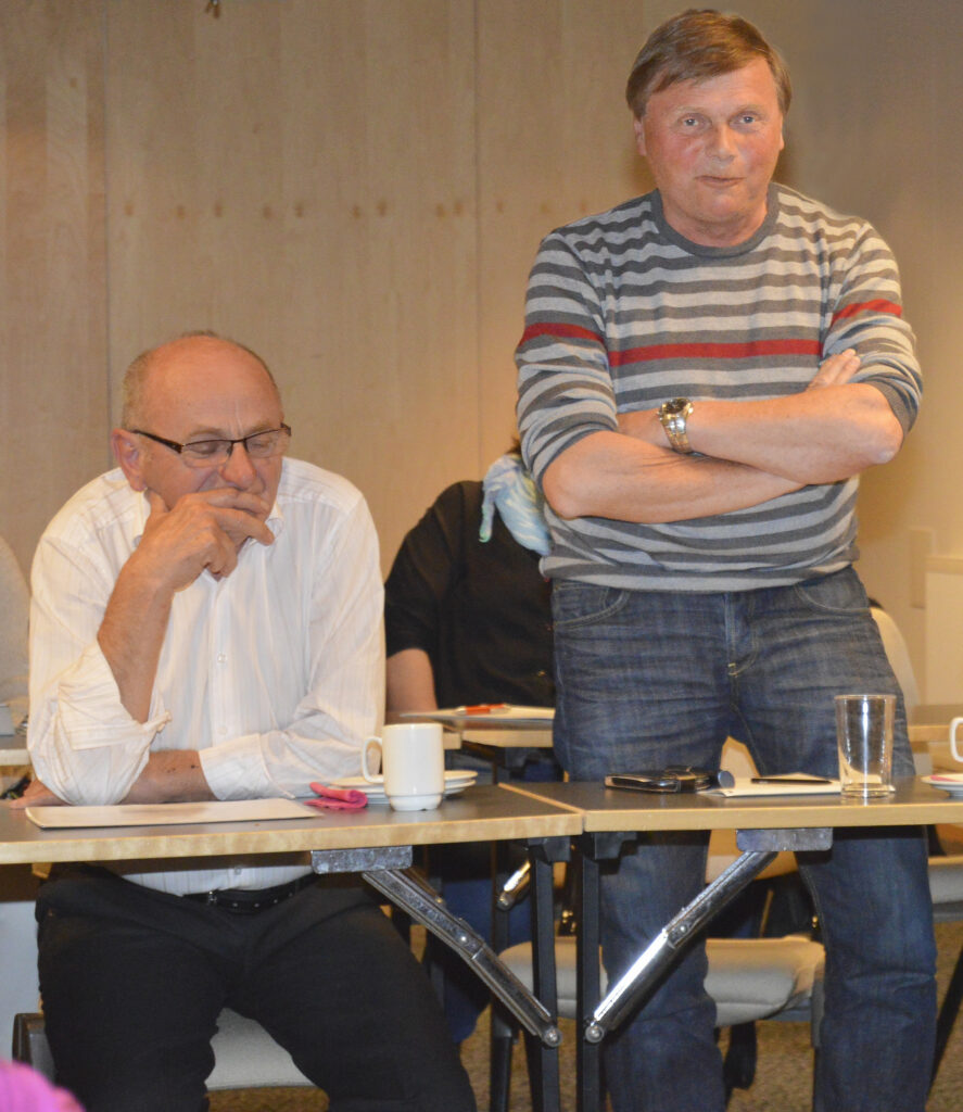 Per Larsen har innlegg under landskonferanse for bekhterevforeninger i 2014